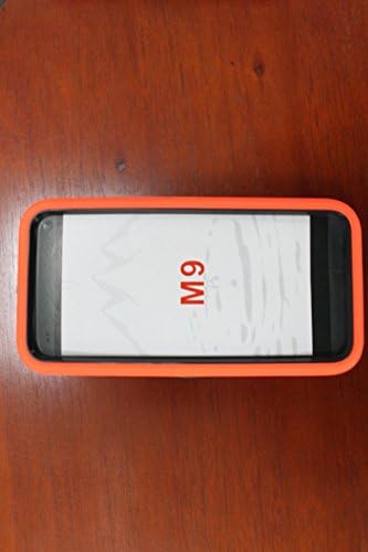 HTC M9 Case,[Anti-Scratch][Shockproof][Drop Resistant] Dual Layer Rubber handfeel EXTREME Protection Cover Heavy Duty Case With Stand For HTC M9 (Orange)