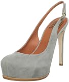 Pour La Victoire Women’s Aria Slingback Platform Pump,Grey,9 M US