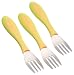 Gerber Graduates BPA Free 3 Pack Graduates Kiddy Cutlery Forks, Colors May Vary image 3