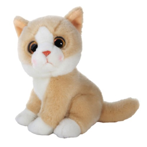 Wild Republic 88807 - Wild Watcher Katze&nbsp;Kuscheltier aus Pl&uuml;sch- Neuheit, beige 18&nbsp;cm