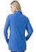 Roamans Women's Plus Size Double Button Sherpa Fleece Tunic