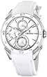 Festina Women's Basel F16394/1 White Rubber Quartz Watch with White Dial