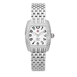 Michele Urban Women's Stainless Steel Case and Bracelet Silver Dial Swiss Quartz Movement Diamond Watch MWW02N000001