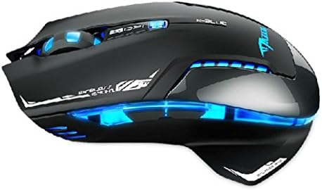 QLSC E-3lue 6D Mazer II 2500 DPI Blue LED 2.4GHz Wireless Optical Gaming Game Mouse