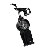 6-in-1 Survival Tool - Compass, Folding Binoculars, Mirror