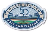 2012 LOS ANGELES DODGERS STADIUM 50TH ANNIVERSARY SEASON SLEEVE JERSEY PATCH