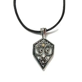 Celtic Spiritual Rebirth Pewter Pendant on Corded Necklace, Celtic Harmony Collection