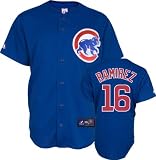 MLB Men's Chicago Cubs Aramis Ramirez Royal Alternate Short Sleeve 6 Button Synthetic Replica Baseball Jersey Spring 2012  (Royal, Large)
