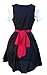 Dirndl World Womens Di06rs, 3 Piece Dirndl Dress, red black, Blouse Apron, Sz 8