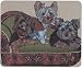Yorkies on Sofa Mousepad