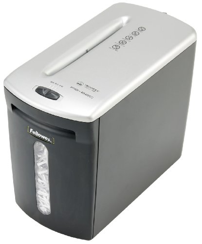 FELLOWES パーソナルシュレッダー (SOHO仕様A4クロスカットタイプ6枚 ホチキス・クレジットカード細断) PS62C