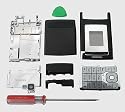 FREE Screwdriver +KEYPAD! 100% BRAND NEW!! BLACK FULL Housing /Facia /Fascia /Cover/ Case/ Faceplate for Nokia N76 (More than 60% DISCOUNTS!!!)