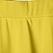 JNTworld Women Stretch high Waist Flared Plain Pleated mini skirt, S, yellow