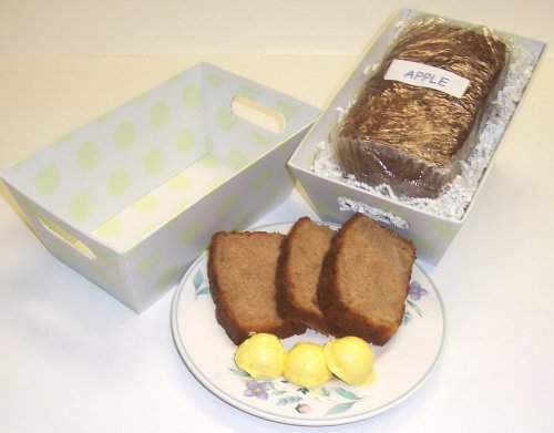 Scott's Cakes Apple Bread in a Green Poke-A-Dot Tray by Scott's Cakes