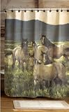 Mustangs Horses Shower Curtain