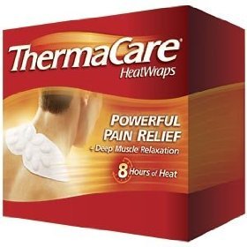 ThermaCare Air-Activated Neck, Shoulder and Wrist HeatWraps, Powerful Pain Relief Plus Deep Tissue Relaxation - NEW shape for improved fit - 9 HeatWraps