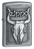 Zippo - Street Chrome, Bull Skull Emblem