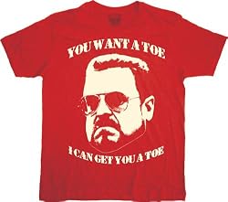 The Big Lebowski Walter I Can Get You A Toe Red T-shirt Tee