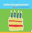 Geburtstagskalender zum Selbstgestalten groß