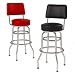 Double-Ring Bar Stool with Back Image