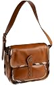 Burberry Women's Leather Handbag, Cognac