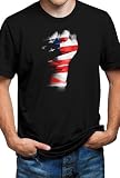 UFC Mens USA Fist Short Sleeve Tee