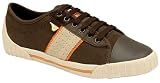 Gola Women's Dice Canvas Lace Brown/Ecru Cla043 7 Uk Regular