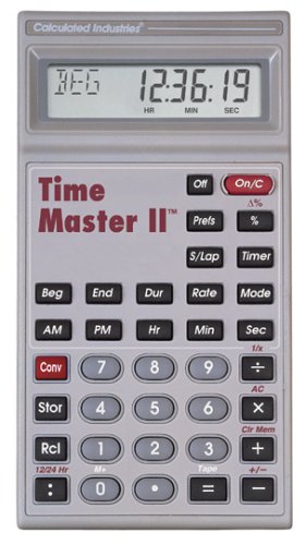 Cover image : Calculated Industries 9126 Time Master II