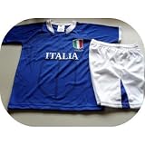 ITALY-ITALIA-SOCCER KIDS SETS JERSEY & SHORT SIZES 4.NEW