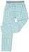 Adult Flannel Pants Elastic Waist No Fly Baby Blue, Grey and White Plaid