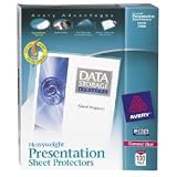 Avery 74100 Top Loading Diamond Clear Poly Sheet Protectors, Heavy, 100 per Box