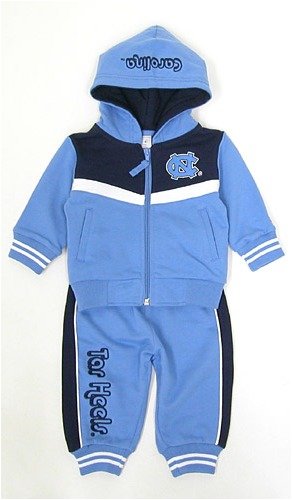 Buy North Carolina Tarheels SS Infant Hoodie Pants Set by Colosseum