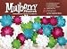 Mulberry Street Paper Mini Delphiniums: Teal, Fuchsia, Chartreuse, White
