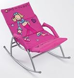 Bang on the Door - Pink Rocker Chair - Metal
