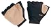 Decade 50304 Gpact Shock-Absorbing Half-Finger Lycra Wraparound Gloves with Leather Palm and Thumb Saddle Pads, Navy Blue and Buff, X-Large