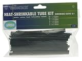 Velleman K/STB HEAT-SHRINKABLE TUBE KIT-40pcs, - BLACK