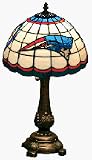 Review The Memory Company  / New England Patriots Stained Glass Table Lamp
