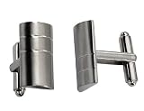 Mens Chisel Titanium Cuff Links