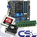 CSL - PC Aufr&uuml;stset - CPU Mainboard Bundle / CPU AMD FX-4100 4x 3,6 GHz / Mainboard Asus M5A78L-M/USB3.0 / RAM DDR3-RAM - 8096 MB 1333 MHz Elixir / Arbeitsspeicher (8GB)