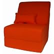 Teen Chair with Pillow- Orange Canvas