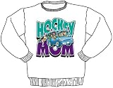 Hockey Mom in Van Crewneck Sweatshirt