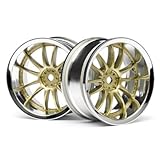 IMAGE OF Work XSA 02C 26mm Wheel (2)Chrome/Gold 6mm Offset