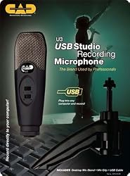 CAD U3 USB Studio Recording Microphone with Stand