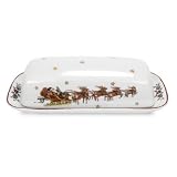 Portmeirion A Christmas Story Covered Butter Dish