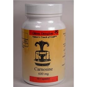 Geres Dengle: Extra-Strength Carnosine (600mg), 60 capsules. See our Free Shipping Offer!