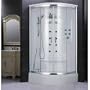 DreamLine SHJC-2140406-01 NIAGARA Jetted and Steam Shower, White and Chrome