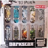 Tech Deck 10 Pack with 2 Exclusive Boards - Darkstar