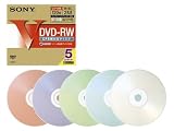SONY DVD-RW 録画用 120分(2倍速対応/カラーMixプリンタブル)10枚パック 10DMW12HPXS
