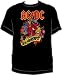 AC/DC ARE YOU READY Adult Black ACDC T-shirt Tee