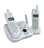 V-Tech VTT2450 2.4 GHz Cordless Telephone with Caller ID and Digital Answering Device in White (2 Handset Bundle)